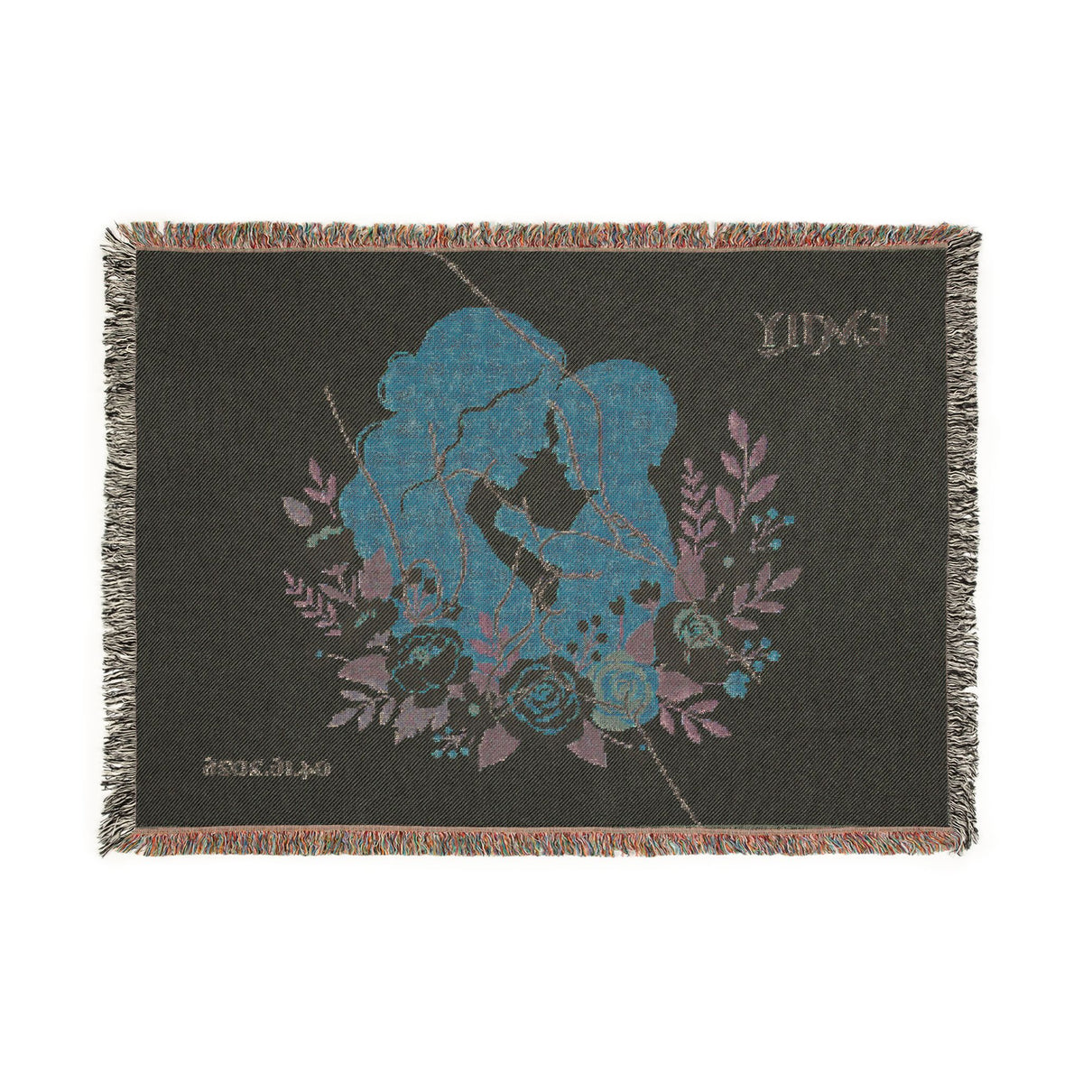 Custom Baby Woven Blanket | Rose Embrace Throw