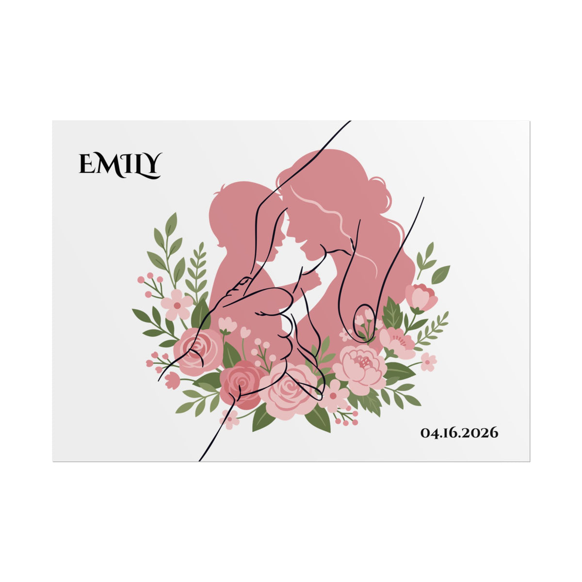 Personalized Name & Date Poster
