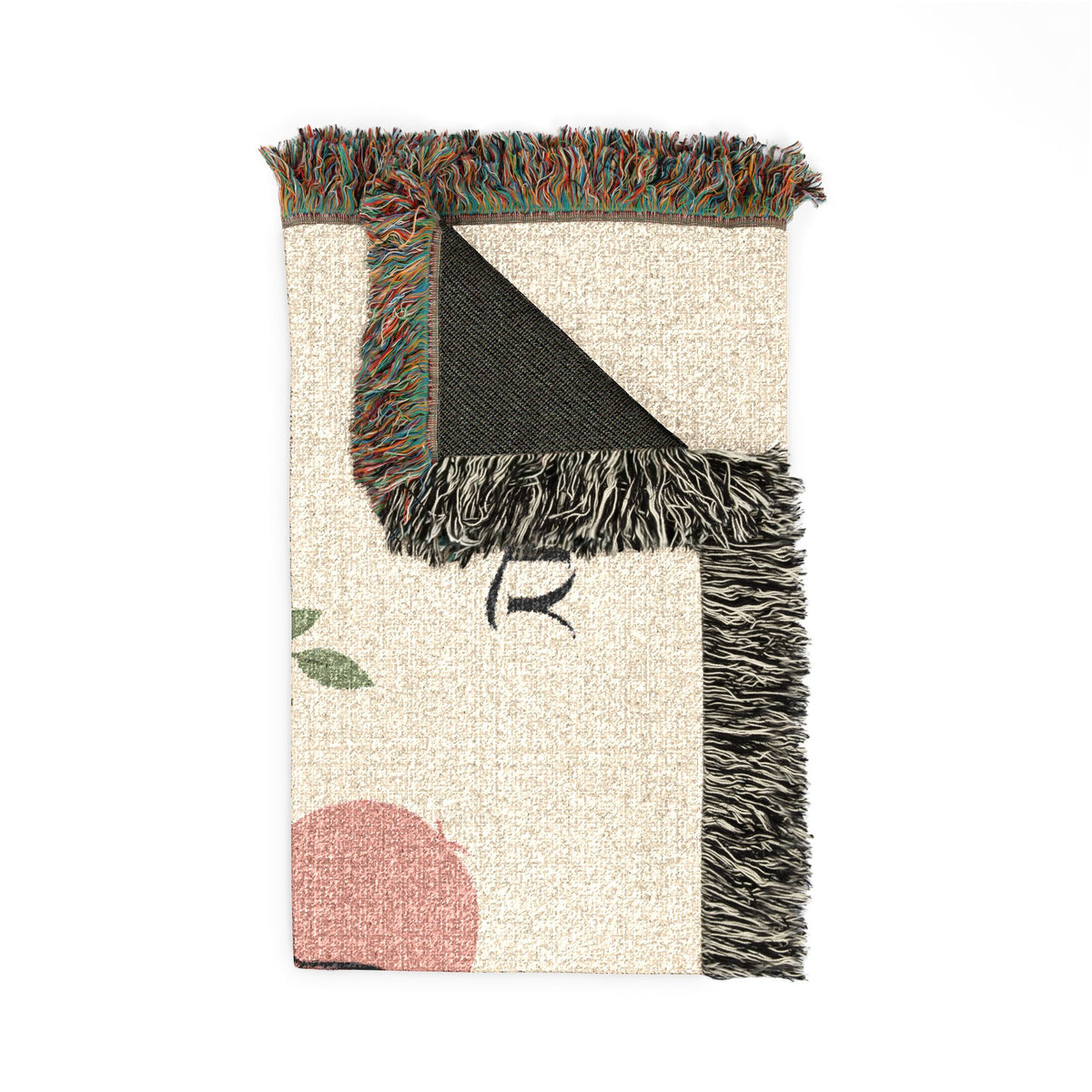 Custom Baby Woven Blanket | Rose Embrace Throw