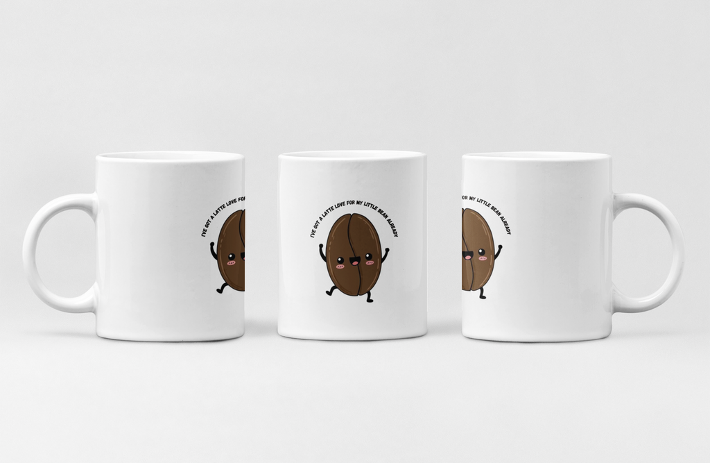 Cute Latte Love Coffee Cup