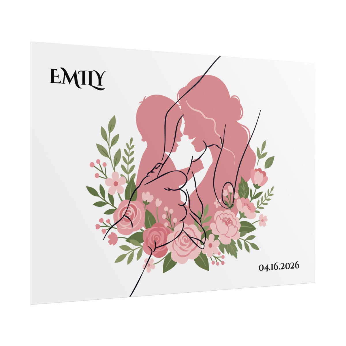Personalized Name & Date Poster